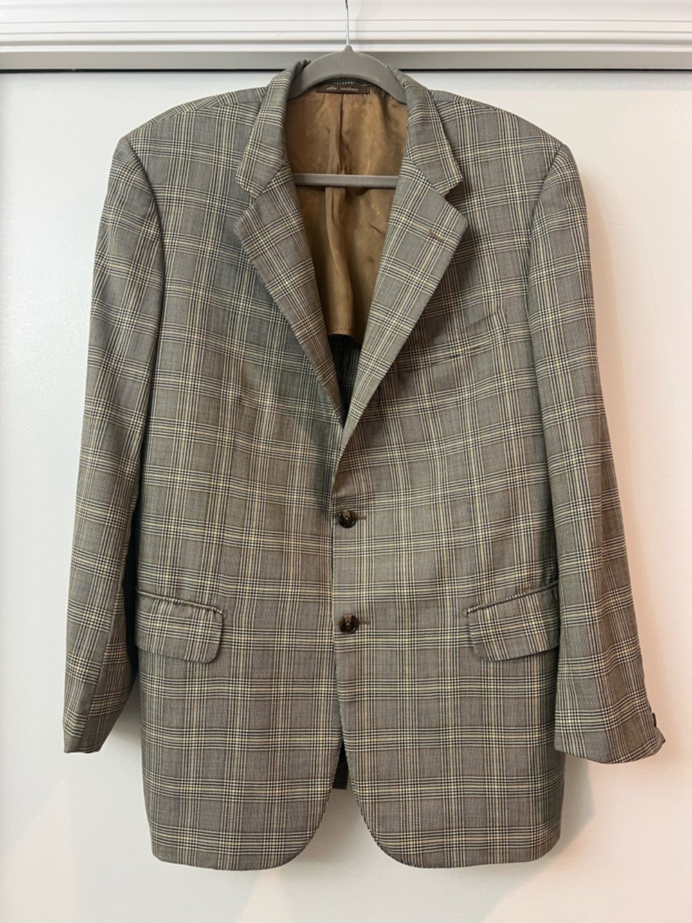 Maus & Hauffman Alta Sartoria Luxury Men’s GlennPlaid Sport Coat Blazer